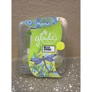 (2) Glade Plugins HELLO SPRING Scented Oil Refills